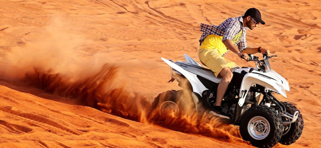Dubai: Quad Bike Safari, Camel Ride and Refreshmentsts 1